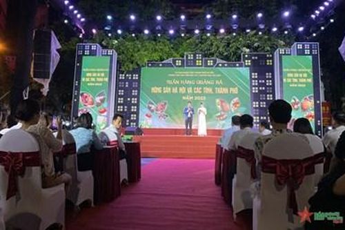 Khai mạc chương trình 'Tuần hàng quảng bá nông sản Hà Nội và các tỉnh, thành phố năm 2023'