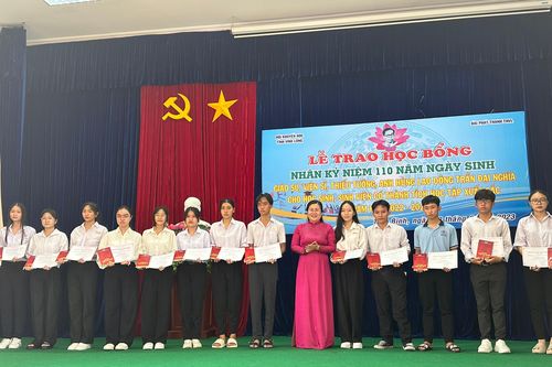 110 em học sinh, sinh viên nhận học bổng Trần Đại Nghĩa