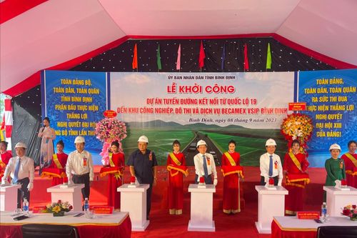 Khởi công thêm tuyến đường kết nối hơn 1.100 tỷ đồng tại Bình Định