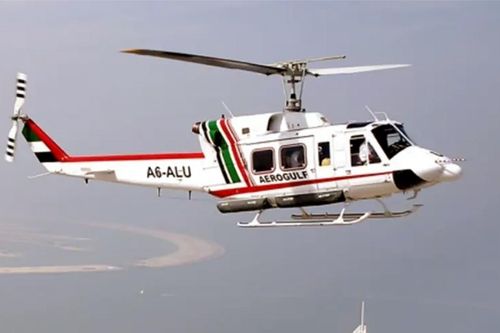 Rơi trực thăng ngoài khơi Dubai, toàn bộ tổ bay mất tích