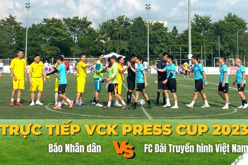 Tường thuật VCK Press Cup 2023: FC Đài truyền hình Việt Nam thắng 3 - 1 Báo Nhân dân