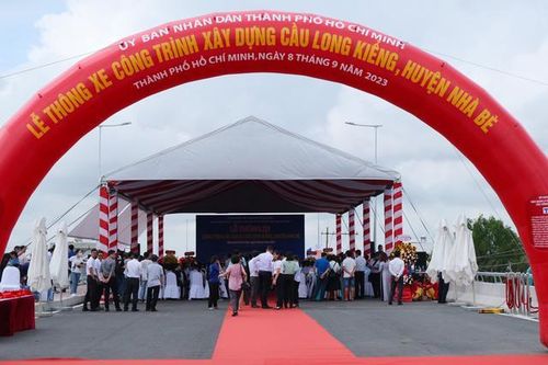 TP.HCM khánh thành cầu Long Kiểng sau 22 năm xây dựng