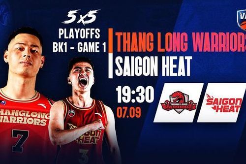 VBA 2023 - Playoffs 1: Thang Long Warriors đối đầu Saigon Heat