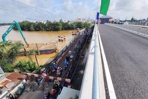 TPHCM: Thông xe cầu Long Kiểng, sớm hơn 3 tháng