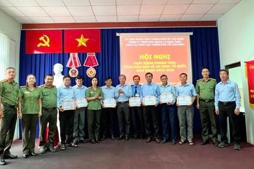 Công ty Quản lý khai thác dịch vụ Thủy Lợi TPHCM phát động phong trào toàn dân bảo vệ ANTQ