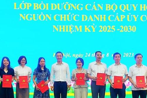 Nâng cao chất lượng đào tạo, bồi dưỡng cán bộ nguồn