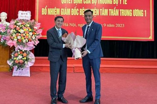 Bộ Y tế công bố quyết định bổ nhiệm Giám đốc Bệnh viện Tâm thần Trung ương 1