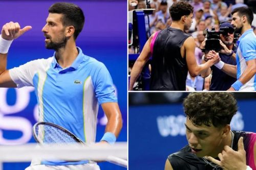 Djokovic lần thứ 10 vào CK US Open, tái hiện cách ăn mừng của chính đối thủ