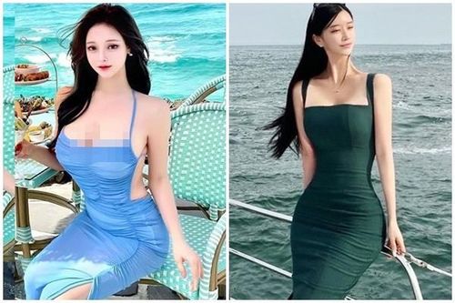 Trầm trồ đường cong chuẩn chỉnh của 2 'búp bê sống' Hàn Quốc