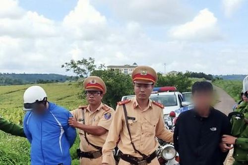 Công an Đắk Nông bắt hai đối tượng cướp giật đang trên đường tẩu thoát