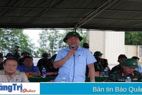 Kiểm tra công tác chuẩn bị và thông qua các phương án thực binh trong diễn tập KVPT, PTDS tỉnh