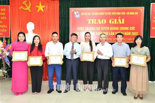 52 tác phẩm được trao giải cuộc thi báo chí 'Tuyên Quang chung sức xây dựng nông thôn mới' lần thứ XI
