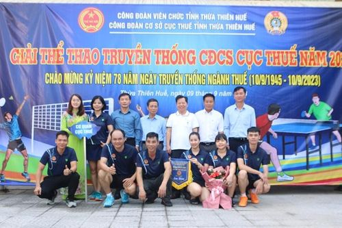 70 vận động viên tham gia giải thể thao ngành Thuế