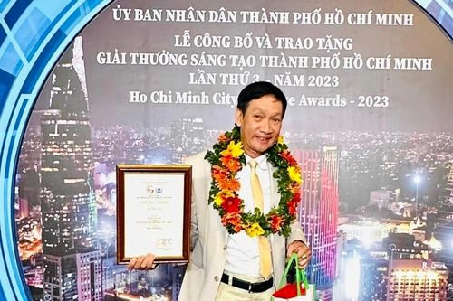 CTV Trần Thế Phong đạt giải thưởng Sáng tạo TP.HCM lần 3 (năm 2023)