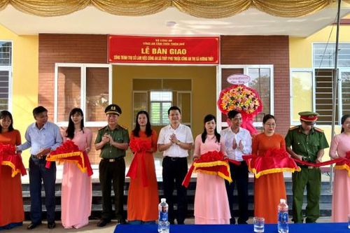 Đưa vào hoạt động nhiều trụ sở làm việc Công an xã ở Thừa Thiên Huế
