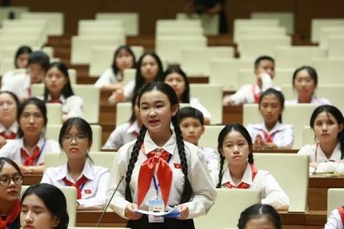 263 đại biểu thiếu nhi chính thức họp Quốc hội trẻ em giả định lần đầu tiên