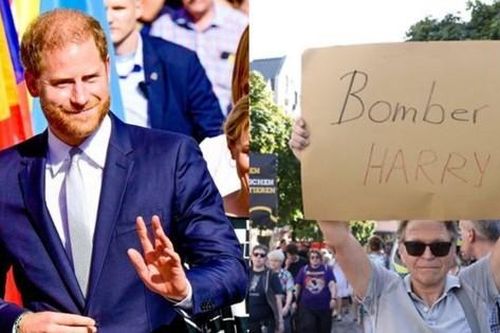 Đám đông biểu tình, la ó về Harry