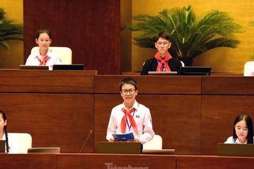 Sôi nổi nghị trường 'Quốc hội trẻ em', kỳ vọng nuôi dưỡng ước mơ trở thành đại biểu của nhân dân