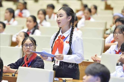 Phiên họp giả định 'Quốc hội trẻ em': Tập trung thảo luận nhiều vấn đề trẻ em quan tâm