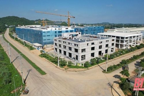 Những công trình đang gấp rút hoàn thiện tại Khu công nghiệp Bỉm Sơn