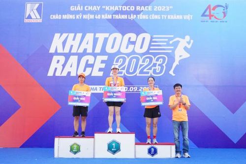 Hơn 1.300 vận động viên tham gia Giải chạy Khatoco Race 2023