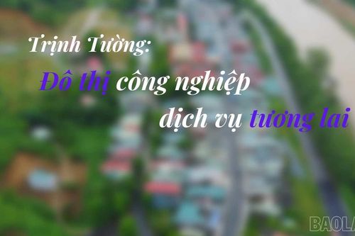 Trịnh Tường: Đô thị công nghiệp - dịch vụ tương lai
