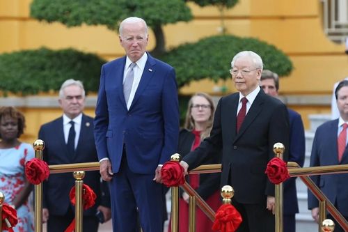 Lễ đón chính thức Tổng thống Mỹ Joe Biden thăm Việt Nam