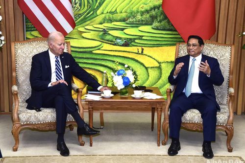 Thủ tướng Phạm Minh Chính hội kiến với Tổng thống Hoa Kỳ Joe Biden