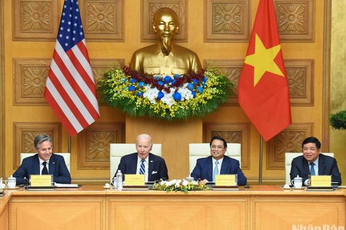 Thủ tướng Phạm Minh Chính và Tổng thống Joe Biden dự Hội nghị cấp cao Việt Nam-Hoa Kỳ về Đầu tư và đổi mới sáng tạo