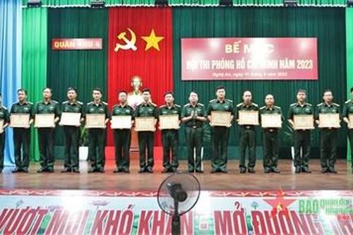 Quân khu 4 bế mạc Hội thi Phòng Hồ Chí Minh năm 2023