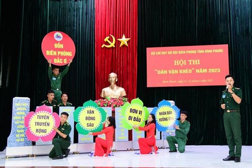 BĐBP Bình Phước tổ chức khai mạc Hội thi 'Dân vận khéo' năm 2023