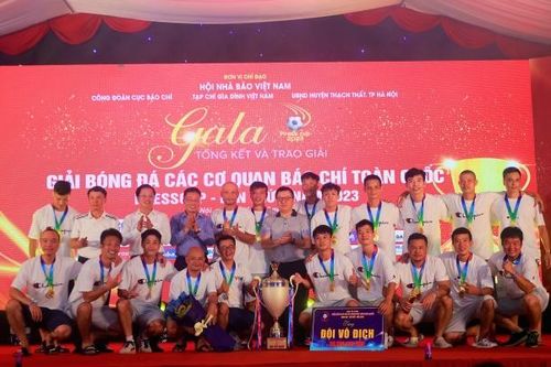 Ấn tượng lễ trao giải bóng đá Press Cup lần thứ 7 năm 2023