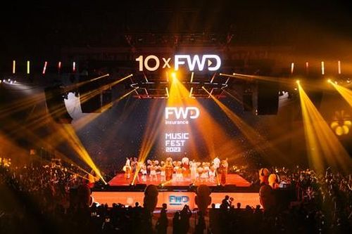 Bảo hiểm FWD kỷ niệm 10 năm sức trẻ hoành tráng cùng khách hàng Việt Nam