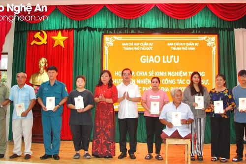 Chia sẻ kinh nghiệm trong thực hiện công tác quân sự quốc phòng địa phương tại TP Hồ Chí Minh