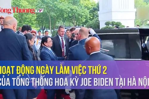 Hoạt động ngày làm việc thứ 2 của Tổng thống Hoa Kỳ Joe Biden tại Hà Nội