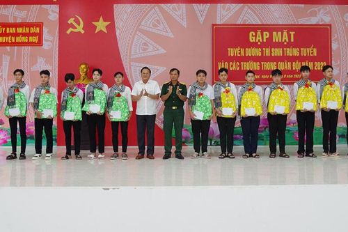 Đồng Tháp có 90 thí sinh trúng tuyển vào các học viện, nhà trường trong Quân đội