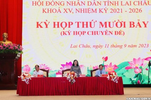 Lai Châu: Thông qua một số nghị quyết quan trọng tại Kỳ họp thứ 17