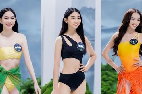 Thí sinh Miss Earth Vietnam 2023 diện bikini, khoe sắc trong không gian xanh mướt