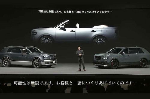 Toyota Century SUV 2024 mui trần siêu sang sẵn sàng cho đại gia 'đặt gạch'