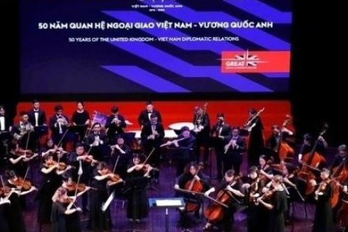 Giao lưu nghệ thuật kỷ niệm 50 năm thiết lập quan hệ ngoại giao Việt Nam-Vương quốc Anh