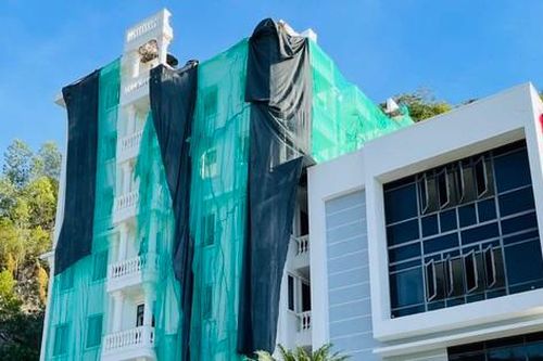 Tiếp tục cưỡng chế, tháo dỡ biệt thự xây vượt tầng Ocean View Nha Trang
