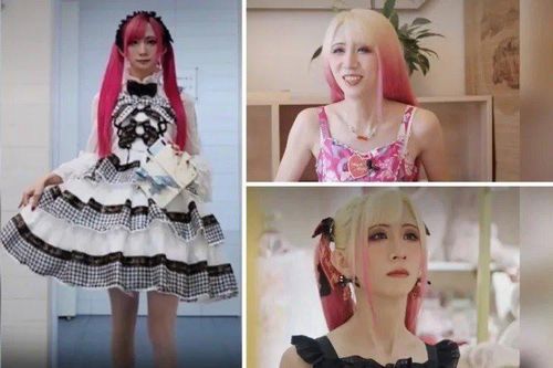 Trai 'thẳng' mặc váy búp bê đi làm hàng ngày