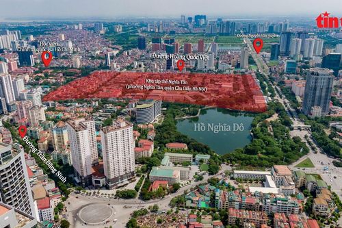 Ảnh 360: Cận cảnh 'chuồng cọp' ở Hà Nội tăng giá chóng mặt sau quy hoạch 1/500