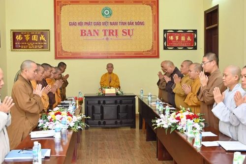 Đắk Nông: Ban Trị sự Phật giáo tỉnh sơ kết Phật sự và triển khai hoạt động trọng tâm sắp tới