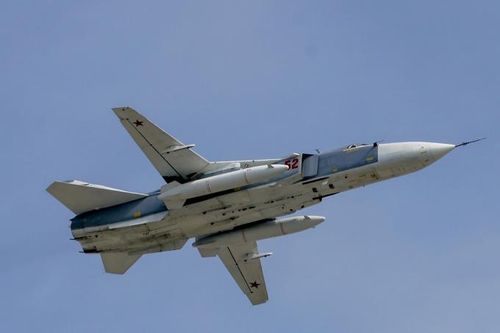 Chiến đấu cơ Su-24 Nga rơi khi đang bay huấn luyện