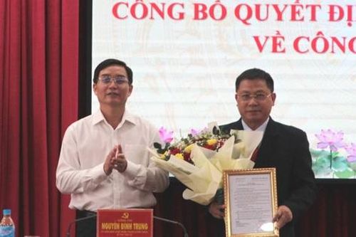 Bổ nhiệm tân Trưởng Ban Nội chính Tỉnh ủy