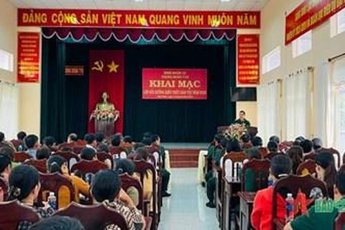 Trung đoàn 719 khai mạc lớp bồi dưỡng kiến thức dân tộc năm 2023