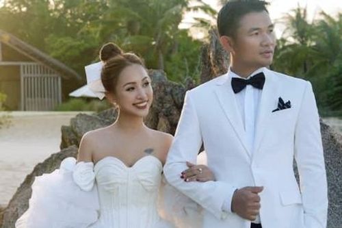 Ảnh cưới ngọt ngào của Vân Hugo 'Nhật ký Vàng Anh' và chồng doanh nhân