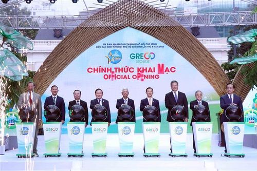Không gian Triển lãm Sản phẩm, Dịch vụ Tăng trưởng Xanh ở TP.HCM