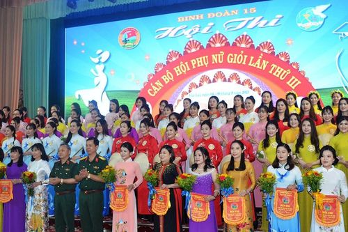 Binh đoàn 15: Sôi nổi hội thi phụ nữ giỏi